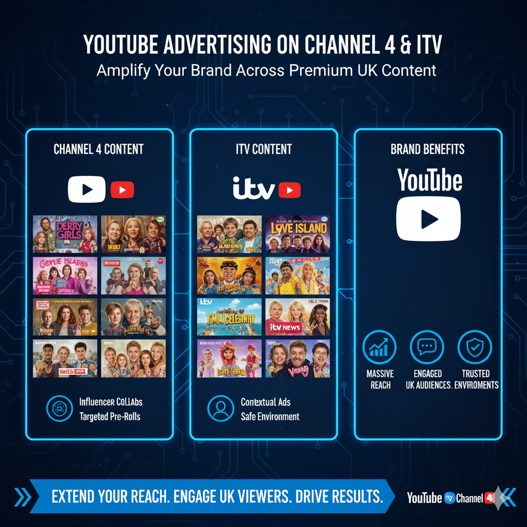 ITV and Channel 4 on Youtube Ad formats