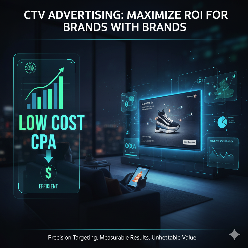 Low Cost CPA with Targeted Price Per View Advertising