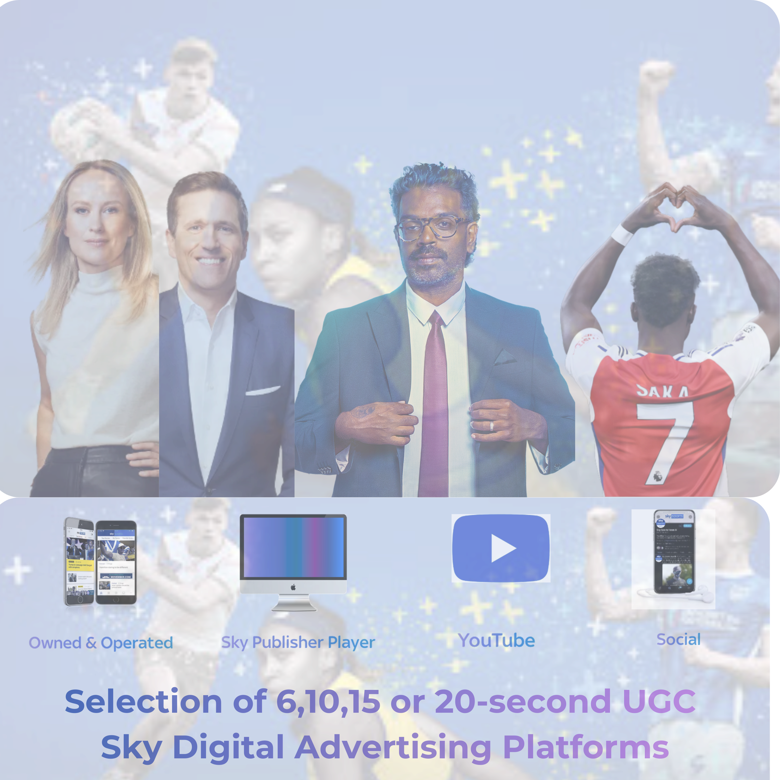 Sky Digital UGC Short Form Video Online Digital 6, 10 15 Or 20 second ad space