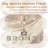Sky Sports Marketplace Multi Event TV Advertising Costs 4 pence per view - Bronze