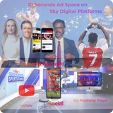 Sky Digital Pre Roll Video Advertising 10 seconds UGC Ad Space 2 pence per view