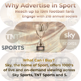 Sky Sports Marketplace Multi Event TV Advertising Costs 4 pence per view - Bronze