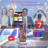 Sky Digital Pre Roll Video Advertising 15 seconds UGC Ad Space - 2p per view