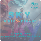 SKY VOD TV Advertising with 5 Targeting Options at Just 5p per View!