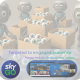 Sky 6 seconds Solus Pre Roll Ad Space on Sky Go 3 pence per view