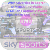 Sky Sports VOD & TNT Sports VOD streaming Advertising Costs 4p per view