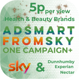Sky AdSmart One Campaign+ with Health & Beauty Data 5 pence per view