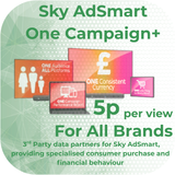 Sky AdSmart One Campaign+ with Health & Beauty Data 5 pence per view