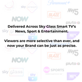 Sky Glass VOD 5p per view TV Advertising Streaming Costs