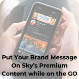 Sky VOD Clickable on Mobiles Addressable Advertising costs 5 Pence per view
