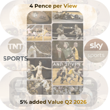 Sky Sports Marketplace Multi Event TV Advertising Costs 4 pence per view - Bronze
