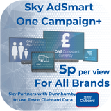 Sky AdSmart One Campaign+ with Tesco Data 5 Pence Per View
