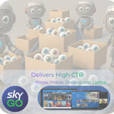 Sky 6 seconds Solus Pre Roll Ad Space on Sky Go 3 pence per view