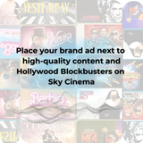 Sky Cinema Video on Demand Streaming Advertising costs 5 Pence per view