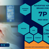 SmartAds 7 Pence Per View TV Advertising targeted costs