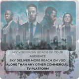 SKY VOD TV Advertising with 5 Targeting Options at Just 5p per View!