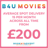 B4U Movies TV Advertising Costs All Time