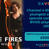 Channel 4 VOD TV Advertising Costs Catchup TV/Video On demand 3 pence per view