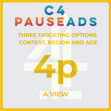 C4 PAUSE ADS TV Advertising Costs - 4 pence