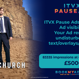 ITVX PAUSE ADS TV Advertising Costs - 6 pence per view