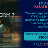 ITVX PAUSE ADS TV Advertising Costs - 5 pence per view