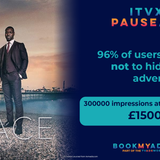 ITVX PAUSE ADS TV Advertising Costs - 5 pence per view