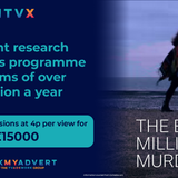 ITVX TV Advertising Costs BVOD Streaming Channels 4 pence per view. Genre & Region