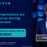 ITVX TV Advertising Costs BVOD Streaming Channels 6 pence per view. Genre, Region, Gender & Age