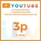 ITV YouTube 3p Per View TV Advertising Costs - 20" Non-Skippable Targeted