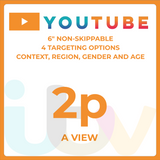 ITV YouTube 2p Per View TV Advertising Costs - 6" Bumper Non-Skippable Targeted