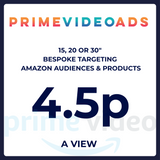 Prime Video 4.5p Per View TV Advertising Costs - Target your next Customer Q1,2,3