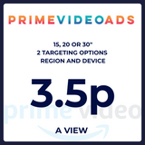 Prime Video 3.5 p Per View TV Advertising Costs Q4