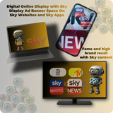 Sky Digital Online Advertising UGC Ad Space for Sky Webs and Apps 1 pence per view