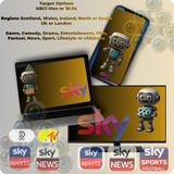 Sky Digital Online Advertising UGC Ad Space for Sky Webs and Apps 1 pence per view