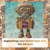 Sky Advance Supercharge Audiences 10,,15 or 20 seconds 3p per view