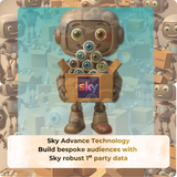 Sky Advance Supercharge Audiences 10,,15 or 20 seconds 3p per view