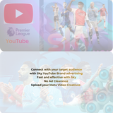Extend Meta and Google to Sky 20 Second YouTube Channel 3 pence per view