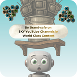 Sky YouTube 10, 15 or 20 Second UGC Non Skippable Advertising 3p a view
