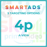 SmartAds 4 Pence Per View TV Advertising targeted costs