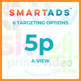 SmartAds 5 Pence Per View TV Advertising targeted costs