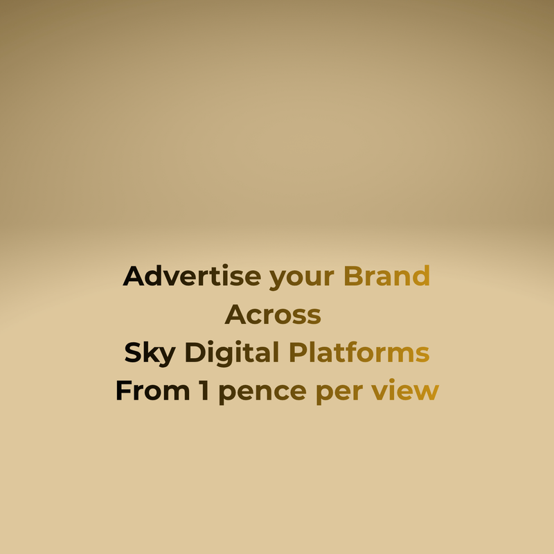 Advertise your Brand on Sky Apps and Sky Websites Using your Meta Creatives 1 pence per view